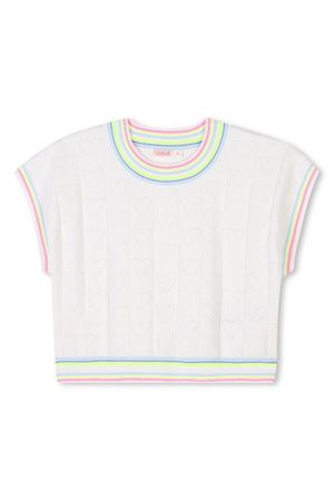 T-shirt in cotone bianco BILLIEBLUSH KIDS | U20935121